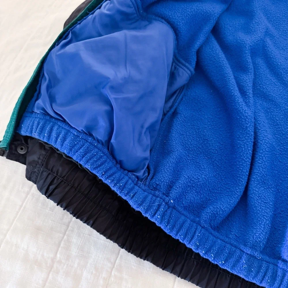 Vintage Columbia Color‎ Block Bugaboo Jacket 14/16 Boys Black Blue Green